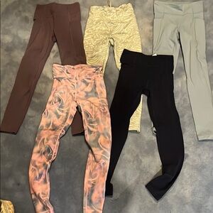 Athleta girl leggings bundle